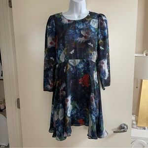 floral patterned selkie dress ✿